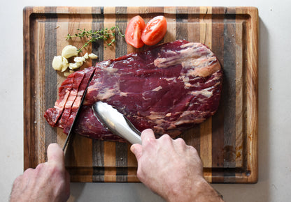 Flat Steaks: Skirt, Flat Iron, Hanger, and Flank Steaks (1 lb)